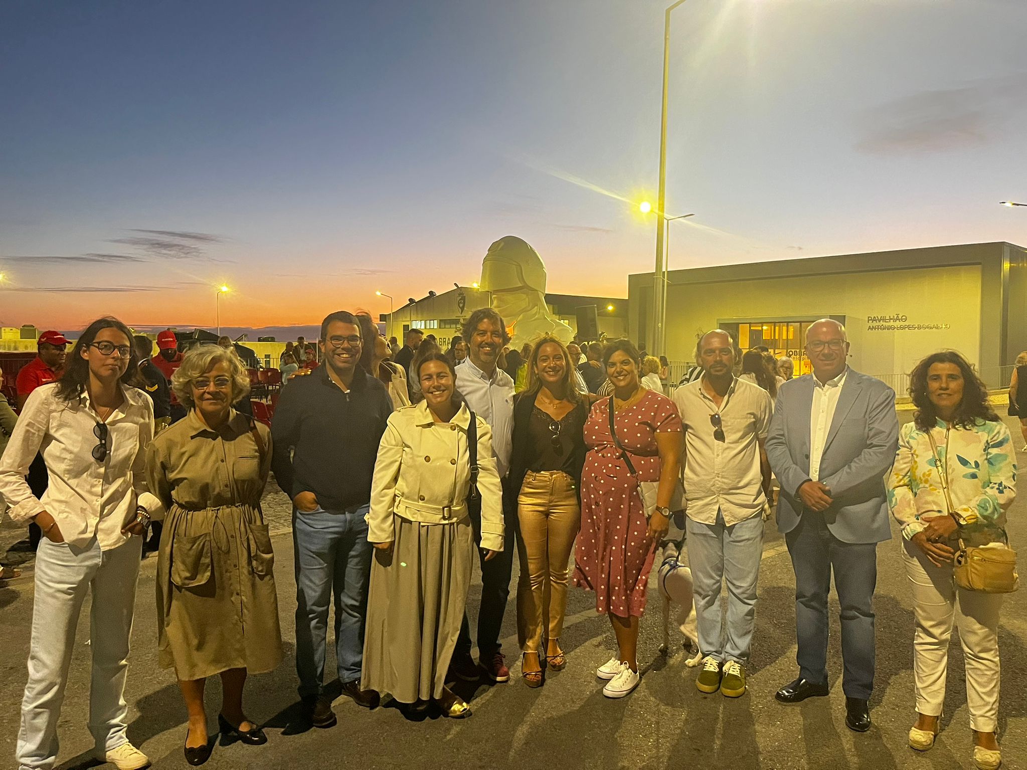 Inauguração do Monumento ao Bombeiro